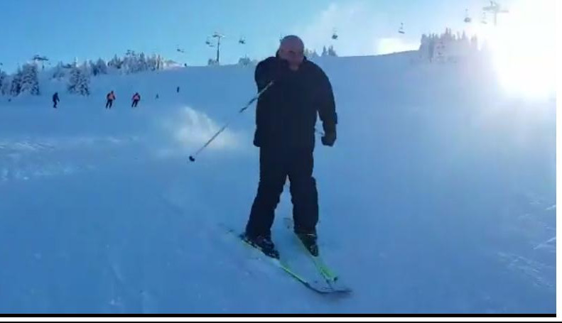 (VIDEO) KAD PALMA SKIJA SNEG SE TOPI I NA -20! Lider JS harao skijaškim stazama na Kopaoniku!